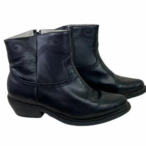 Saddle Tramp men’s 8.5W black ankle‎ cowboy boots